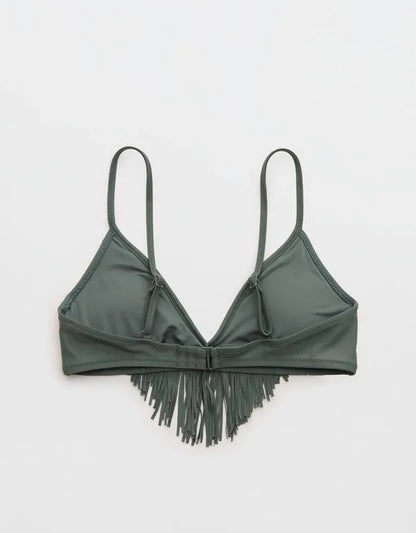 Aerie Skinny Strap Voop Bikini Top