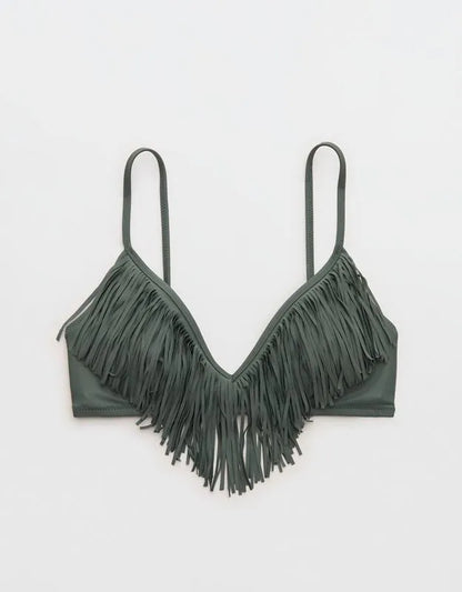 Aerie Skinny Strap Voop Bikini Top