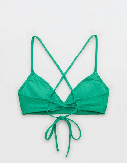 Aerie Skinny Strap Voop Bikini Top