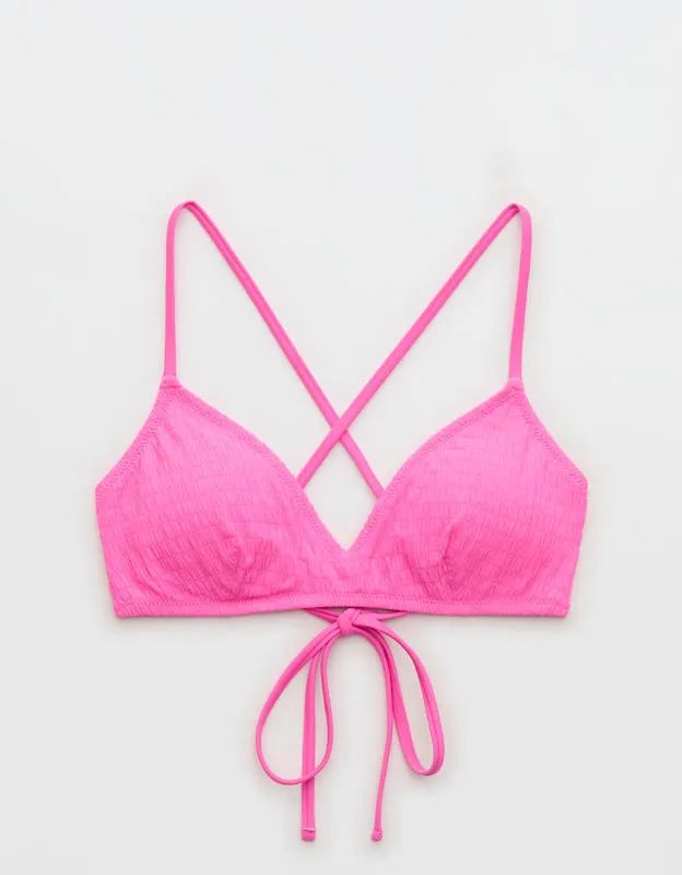 Aerie Tie Back Voop Bikini Top