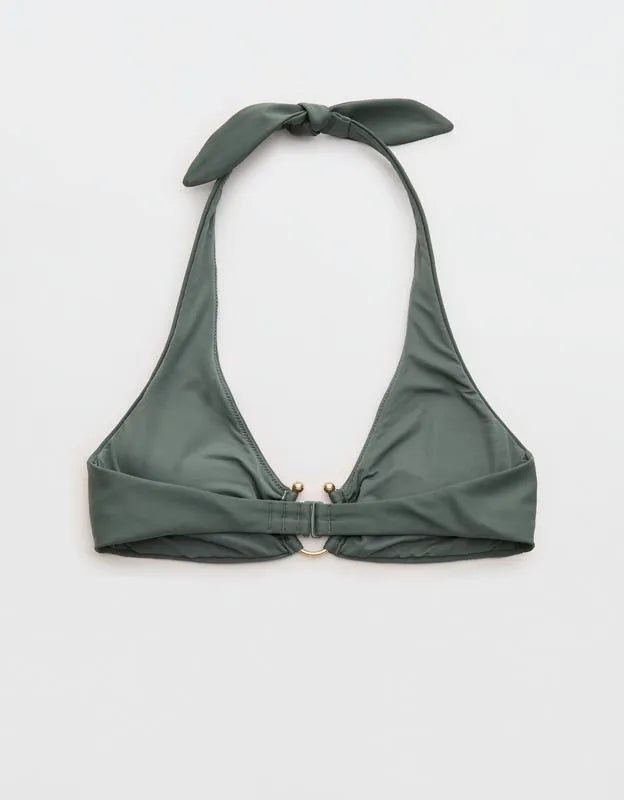 Aerie Horseshoe Ring Halter Voop Bikini Top