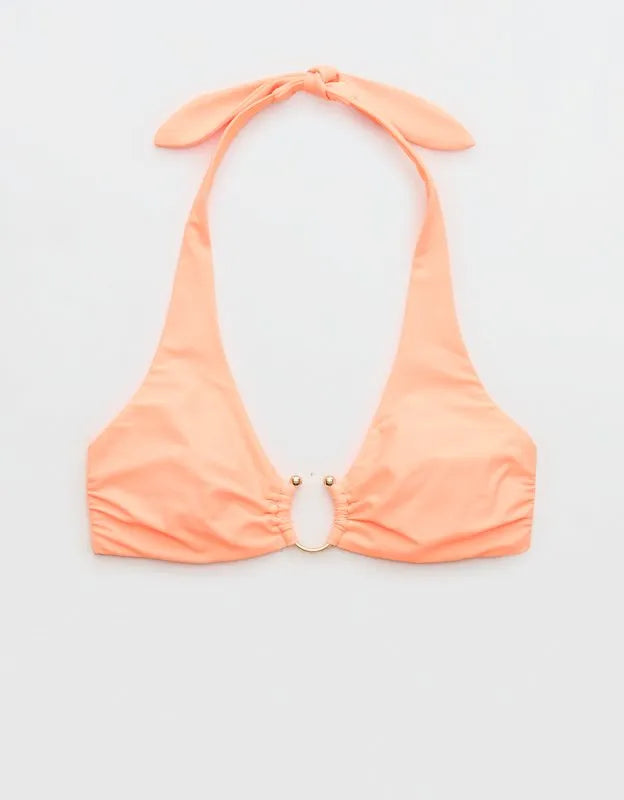 Aerie Horseshoe Ring Halter Voop Bikini Top