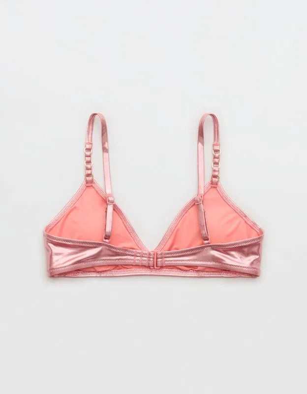 Aerie Skinny Strap Voop Bikini Top