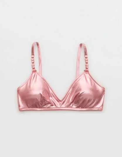 Aerie Skinny Strap Voop Bikini Top