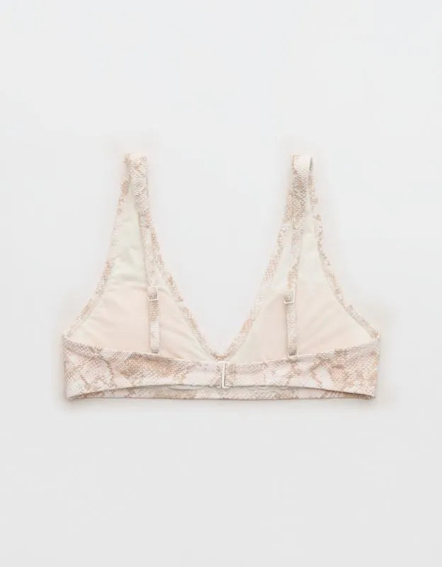 Aerie Pique Wide Strap Voop Bikini Top