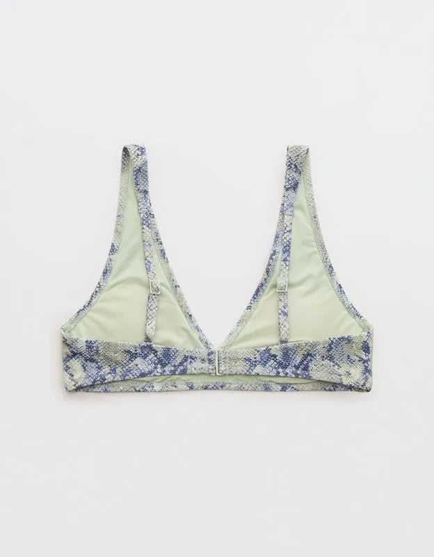 Aerie Pique Wide Strap Voop Bikini Top