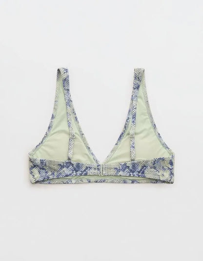Aerie Pique Wide Strap Voop Bikini Top