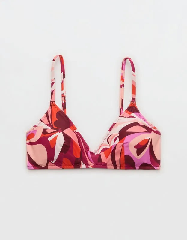 Aerie Skinny Strap Voop Bikini Top