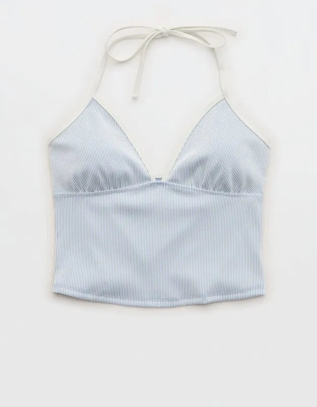Aerie Ribbed Halter Tankini