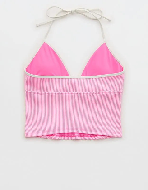 Aerie Ribbed Halter Tankini
