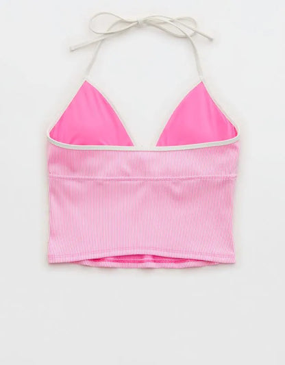 Aerie Ribbed Halter Tankini