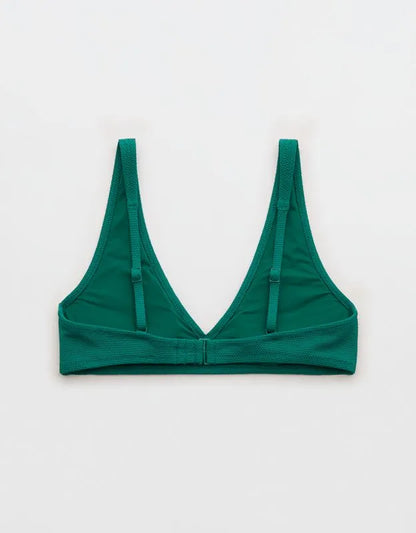 Aerie Pique Wide Strap Voop Bikini Top