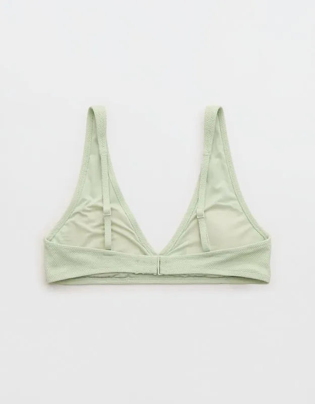 Aerie Pique Wide Strap Voop Bikini Top