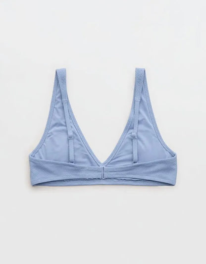 Aerie Pique Wide Strap Voop Bikini Top