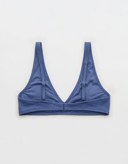 Aerie Pique Wide Strap Voop Bikini Top