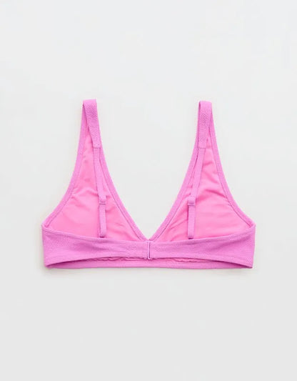 Aerie Pique Wide Strap Voop Bikini Top
