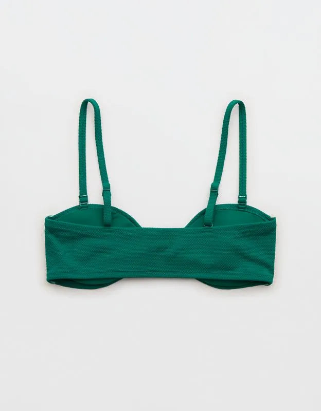 Aerie Pique Bandeau Bikini Top
