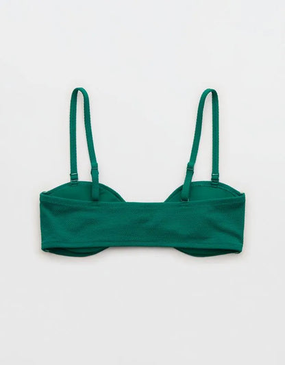 Aerie Pique Bandeau Bikini Top