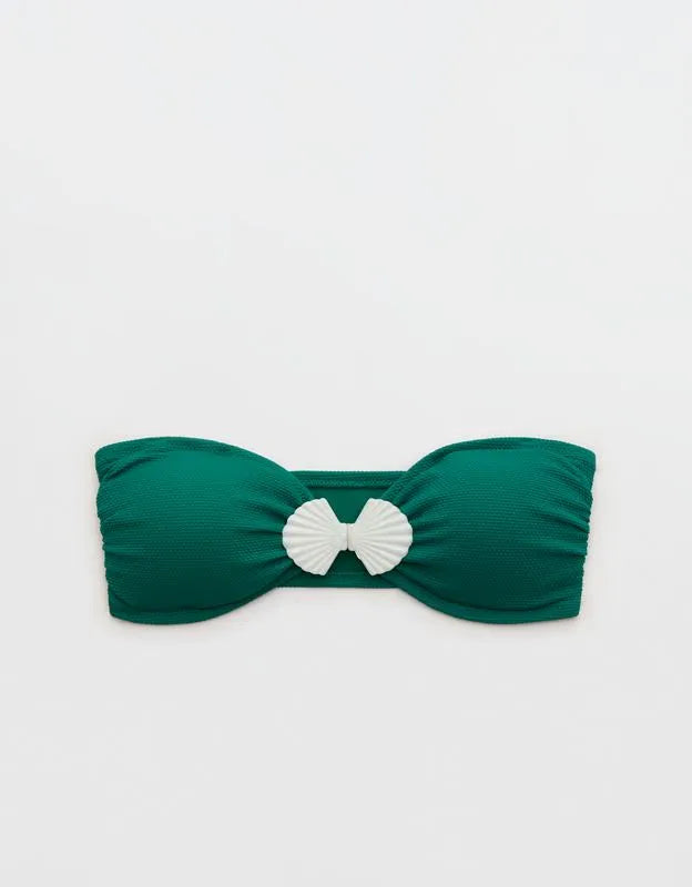 Aerie Pique Bandeau Bikini Top