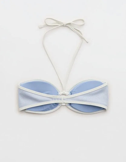 Aerie Ribbed Bandeau Bikini Top