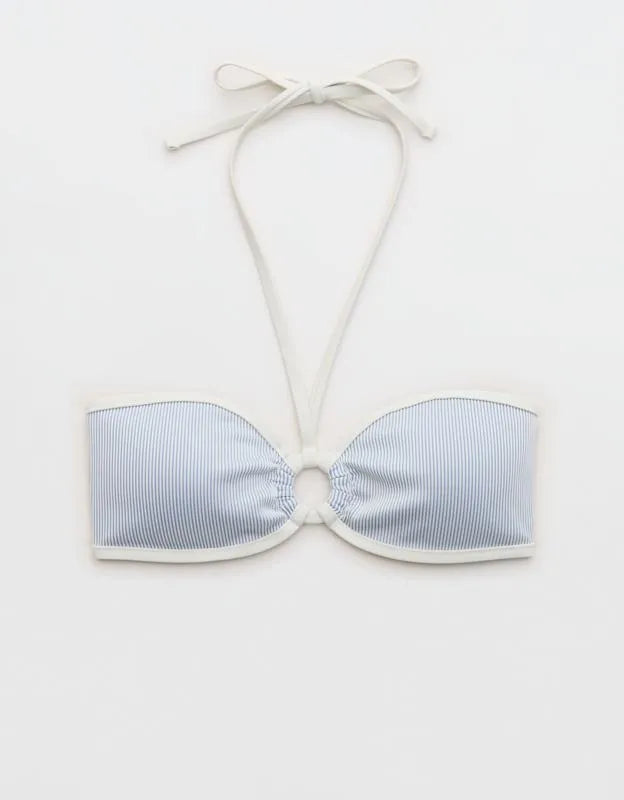 Aerie Ribbed Bandeau Bikini Top