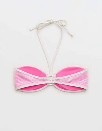 Aerie Ribbed Bandeau Bikini Top