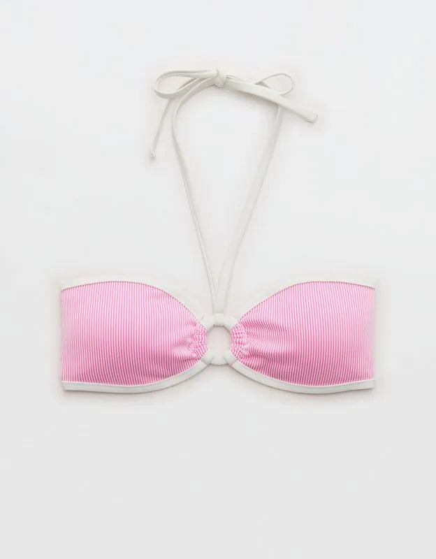 Aerie Ribbed Bandeau Bikini Top