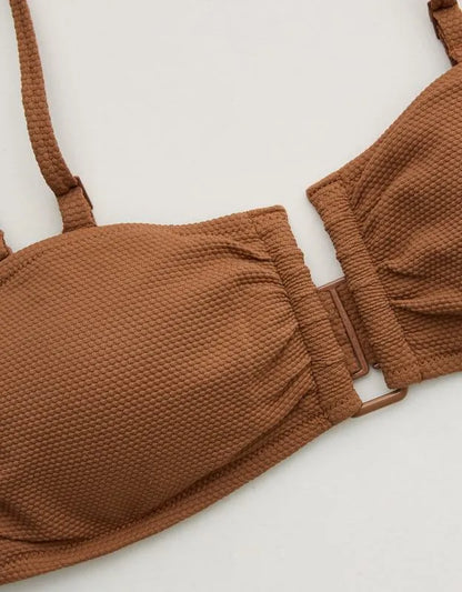 Aerie Pique Bandeau Bikini Top
