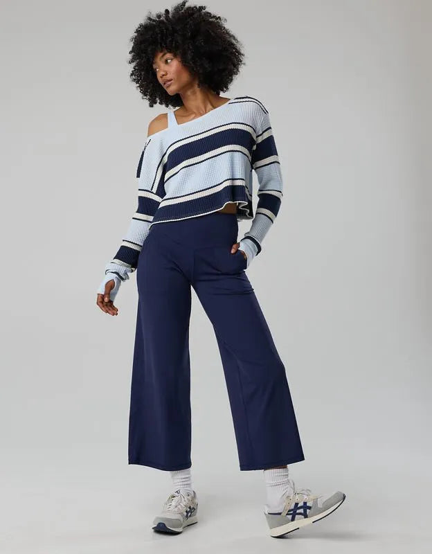 OFFLINE By Aerie Real Me XTRA High Waisted Crop Trouser