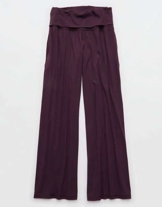 OFFLINE By Aerie Real Me Foldover Super Wide Leg Pant