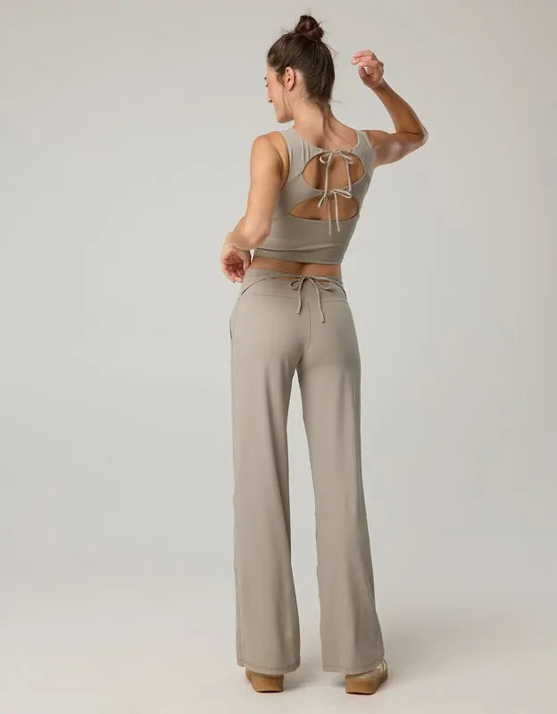OFFLINE By Aerie Real Me XTRA High Waisted Tie Back Trouser