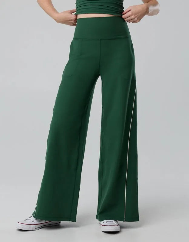 OFFLINE By Aerie The Hugger Piping Wide Leg Pant