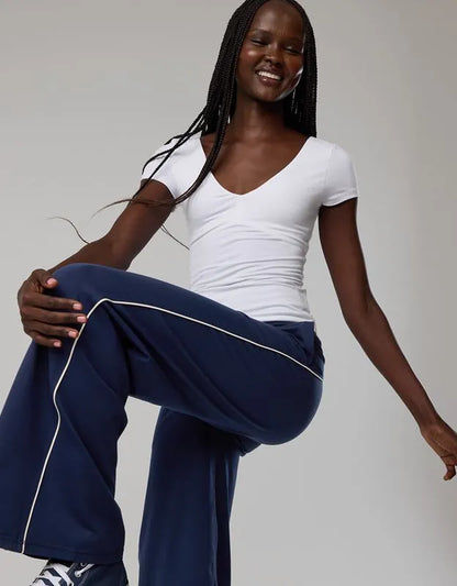 OFFLINE By Aerie The Hugger Piping Wide Leg Pant