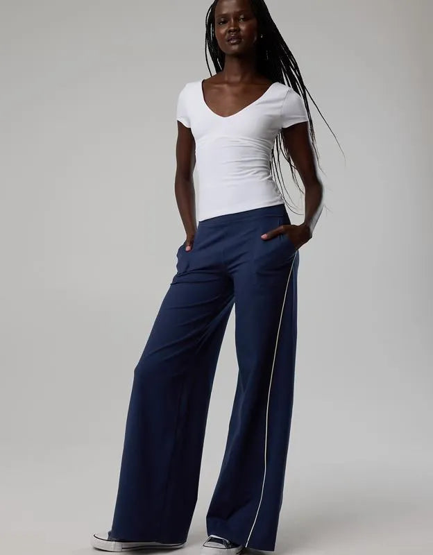 OFFLINE By Aerie The Hugger Piping Wide Leg Pant