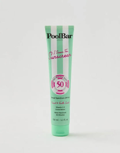 Poolbar Mineral SPF 50 Body Cream