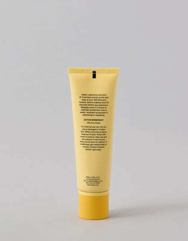 Bubble Solar Mate Invisible Daily Mineral Sunscreen SPF 40