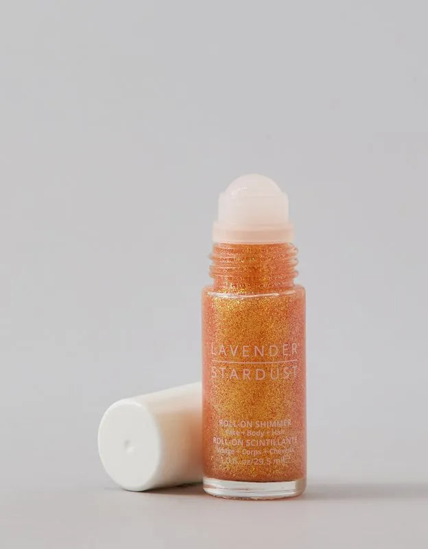 Lavender Stardust Roll-On Body Glitter