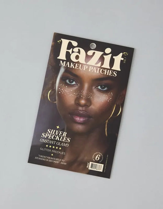Fazit Silver Glitter Freckles Makeup Patches