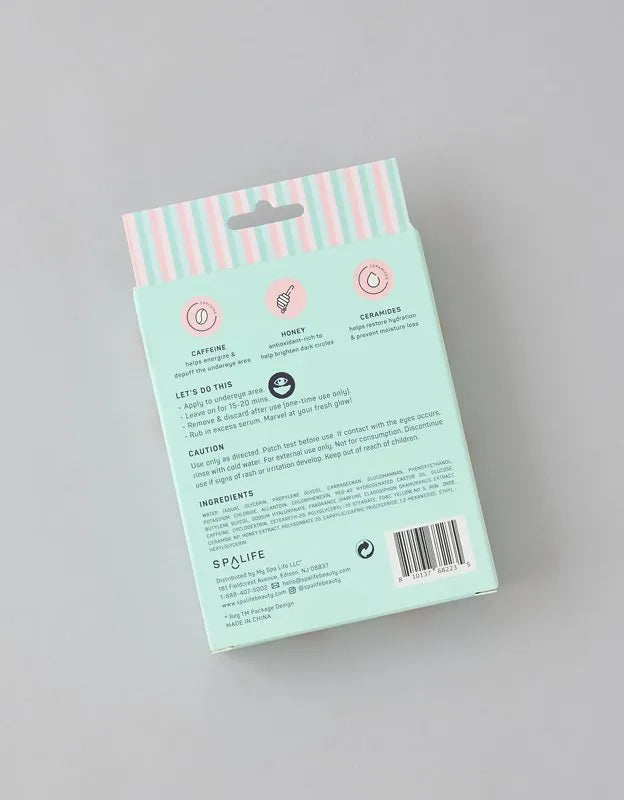 Spa Life Pastries Party Depuffing Undereye Masks 8-Pack