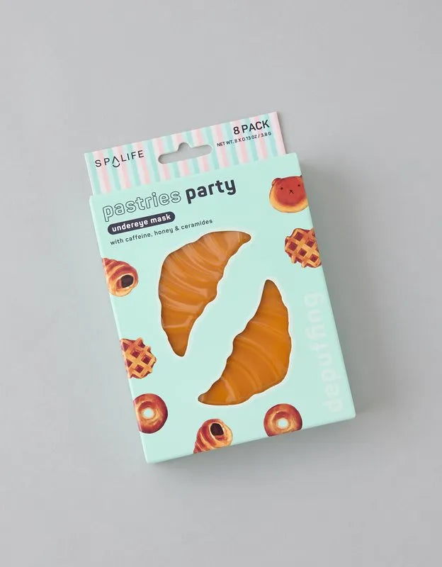 Spa Life Pastries Party Depuffing Undereye Masks 8-Pack
