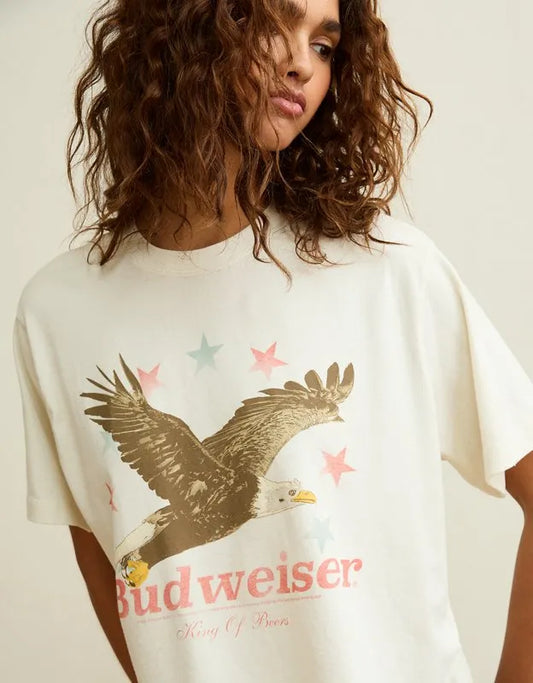 AE Boxy Budweiser Graphic T-Shirt