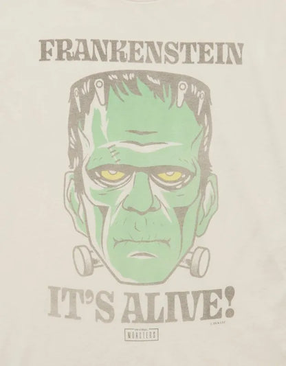 AE Oversized Frankenstein Halloween Graphic T-Shirt