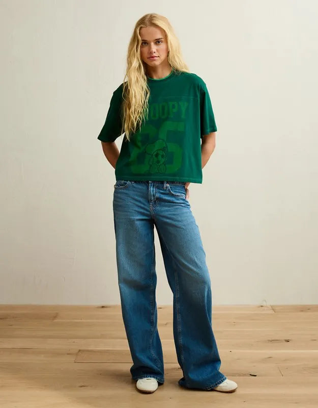 AE Oversized Sporty Snoopy Graphic T-Shirt