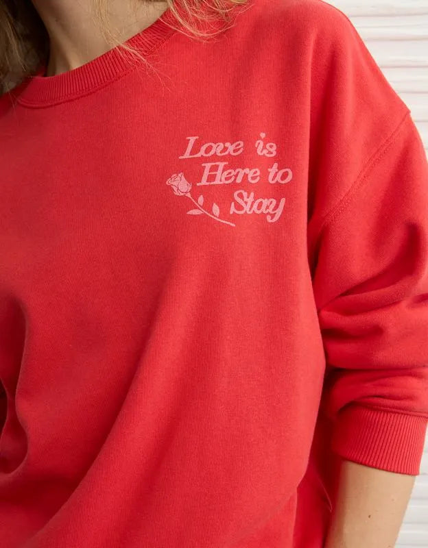 AE Valentine's Day Graphic Sweatshirt