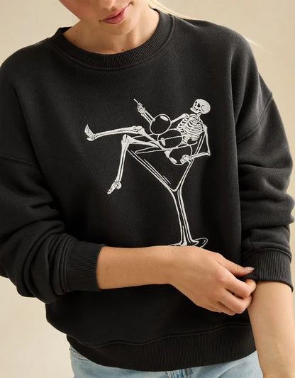 AE Skeleton Graphic Sweatshirt