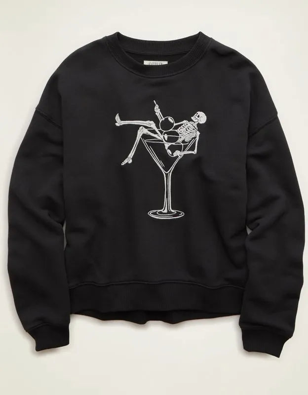 AE Skeleton Graphic Sweatshirt