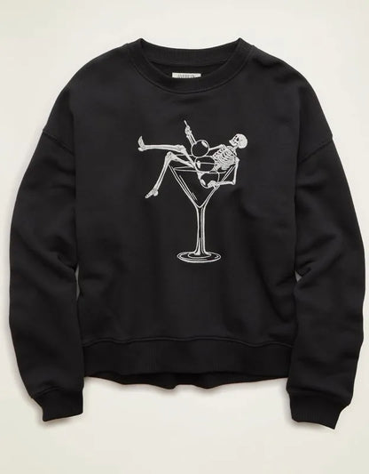 AE Skeleton Graphic Sweatshirt