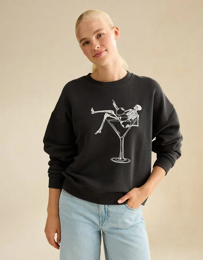 AE Skeleton Graphic Sweatshirt