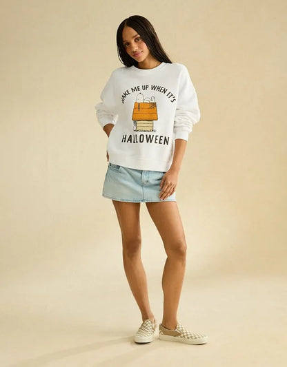 AE Peanuts Halloween Graphic Sweatshirt