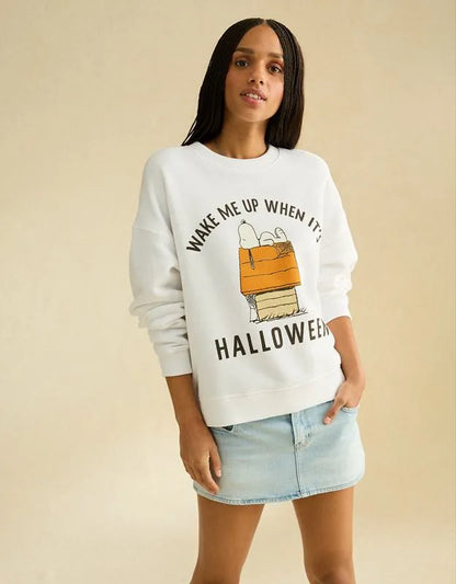 AE Peanuts Halloween Graphic Sweatshirt